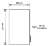 Küche NESSA Hängeschrank 50 cm Anthrazit Küchenzeile Produktbild-Vorschau 3