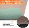 Rasenteppich 133 x 600 cm Beige mit Noppen Kunstrasen Produktbild-Vorschau 5