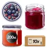 Sada sklenic KADAX, objem 200 ml, 10 kusů, průměr 66 mm, Náhled obrázku produktu 1