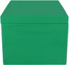 A green wooden box with a lid. Produktbild-Vorschau