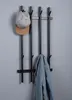Garderobe/ Wandgarderobe Vigo in schwarz - Metall - Produktbild-Vorschau 1