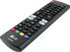 A black LG remote control is shown against a white background. Podgląd zdjęcia produktu