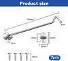 2 Stück Kabine Haken, Sturmhaken mit Ösen, 20cm Edelstahl Produktbild-Vorschau 2