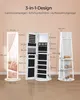 SONGMICS Schmuckschrank mit LED-Beleuchtung und Spiegel, Produktbild-Vorschau 3