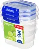 Sistema Frischhaltedose KLIP IT PLUS 400 ml blau 3er Set Produktbild-Vorschau 1