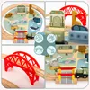 Holz-Eisenbahn ZOO mit Puzzlematte – Zug, Schienen, Tiere, Produktbild-Vorschau 5