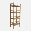 Libreria in bambù a 4 livelli, 144cm, Marrone naturale Anteprima dell’immagine prodotto 1