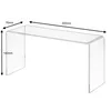Dekobrücke aus Acrylglas in 200x100x70mm - Zeigis® / Produktbild-Vorschau 3