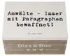 Mr. & Mrs. Panda Erinnerungsbox Spruch Anwalt Paragraphen Produktbild-Vorschau 3