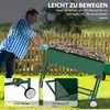 Outsunny Hochbeet mit Rädern und Regal Kräuterbeet Produktbild-Vorschau 4