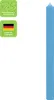 Stabkerzen aus Paraffin, 180/22 mm, Hellblau, KERZENFARM Produktbild-Vorschau 2