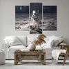 Bild auf Leinwand - Leinwandbild - 3 Teile - Mond Erde Produktbild-Vorschau 6