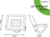 LUMILED LED Strahler 100W Superhell Außenstrahler 9000Lm Produktbild-Vorschau 7