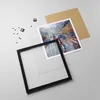 Gerahmtes Poster - Schwarzer Rahmen - Acryl Stadt Regen - Produktbild-Vorschau 4