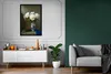 MuchoWow® Gerahmtes Poster Vase - Pfingstrosen - Weiß 60x90 Produktbild-Vorschau 5