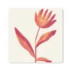 MuchoWow® Mauspad Mousepad Blumen - Pflanze - Rot - Pastell Produktbild-Vorschau 1