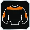 A graphic illustration of a work fleece jacket with reinforced areas. Anteprima dell’immagine prodotto