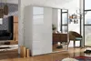 A11 Kleiderschrank mit Schiebetür aus Glas mit Spiegel - Produktbild-Vorschau 2