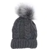 Antonio Damen Strick Mütze Beanie  dark grey : dark grey Produktbild-Vorschau 2