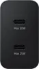 Samsung Power Adapter Duo 2x USB-C 50W Wandladegerät - Produktbild-Vorschau 3