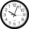 A close-up studio shot of a wall clock. Podgląd zdjęcia produktu