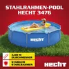 HECHT 3476 Metall Frame Pool Gartenpool | ⌀ 300 cm | 76 cm Produktbild-Vorschau 2