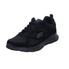 A black Skechers sneaker is shown from a side angle against a white background. Náhľad obrázku produktu