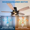 112cm Deckenventilator mit Beleuchtung und Fernbedienung, Produktbild-Vorschau 5