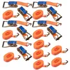 10 x 5000kg 6m 5tone Sangles de serrage professionnelles Voir les images du produit 2