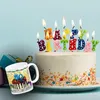 50. Geburtstag Tasse mit Kuchen und Geschenk und Anhänger: Produktbild-Vorschau 3