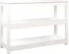 Tavolo consolle bianco 110x40x74 cm in legno di pino Anteprima dell’immagine prodotto 1