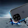 A close-up shot of an iPhone case, appearing to be dropped onto a cracked surface with glowing blue and red energy emanating from the impact point. Náhled obrázku produktu
