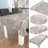 Tischdecke Wachstuch Ornamente Beige Robust Wasserabweisend Produktbild-Vorschau 6