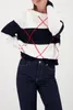 Monari GmbH (59) Pullover, marine gemustert 757 757 36 Produktbild-Vorschau 6