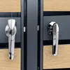 AXI Lucas Mülltonnenbox in Metall Anthrazit / Holzoptik | Produktbild-Vorschau 5
