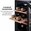 Klarstein vinotéka, slim, 1 zóna, skleněné dveře, UV Náhled obrázku produktu 7