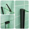 100x80cm eckdusche H.195cm Duschkabine Schwarz Eckeinstieg Produktbild-Vorschau 4