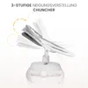 A product image showing a baby swing with its reclining positions indicated by arrows. Anteprima dell’immagine prodotto
