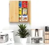 Relaxdays 10051577, Prírodný, Strieborná, Bamboo, Nerezová Náhľad obrázku produktu 3
