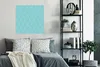MuchoWow® Poster Polka dots - Blau - Muster 75x75 cm - Wand Produktbild-Vorschau 4