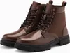 Ombre Clothing Herren-Stiefeletten Ceril dunkelbraun 42 Produktbild-Vorschau 1