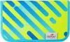 A flat lay of a pencil case with a colorful geometric pattern. Produktbild-Vorschau