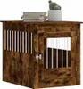 A wooden dog crate with a door and windows, decorated with books and a cactus on top. Anteprima dell’immagine prodotto