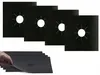 lot de 4 tapis de protection des brûleurs pour cuisinière à Voir les images du produit 7
