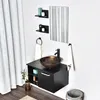 Puluomis Meuble de salle de bain Set avec lavabo Meuble Voir les images du produit 3