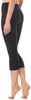 Antié Damen Leggings 3/4 aus Baumwolle AN60-101 (Schwarz, Produktbild-Vorschau 2