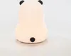 The back of a panda-shaped night light is shown against a white background. Produktbild-Vorschau