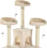 Juskys Kratzbaum Amy 170 cm hoch - mit Höhle, Liegeflächen Produktbild-Vorschau 7