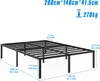 JOIEYOU 90x200cm Eisen Bettrahmen Höhe 37,5cm Einzelbett Produktbild-Vorschau 2