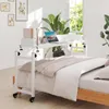COSTWAY Tavolino da letto con rotelle, tavolino regolabile Anteprima dell’immagine prodotto 2